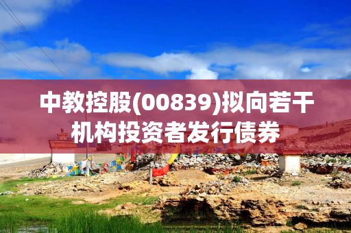 中教控股(00839)拟向若干机构投资者发行债券