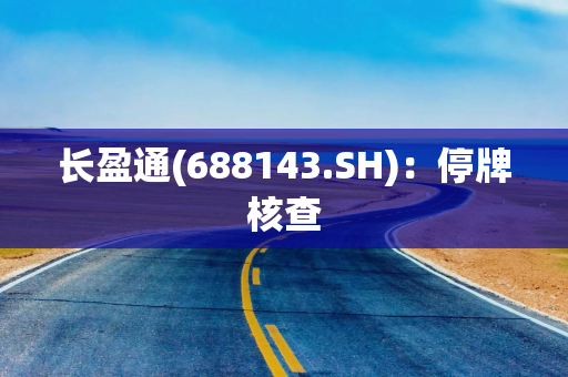 长盈通(688143.SH)：停牌核查