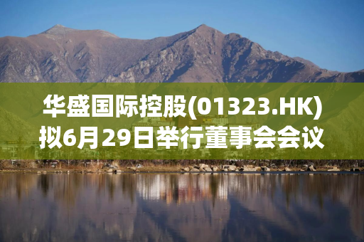 华盛国际控股(01323.HK)拟6月29日举行董事会会议以审批年度业绩