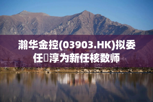 瀚华金控(03903.HK)拟委任栢淳为新任核数师