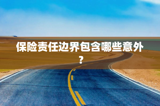 保险责任边界包含哪些意外? 保险责任边界包含哪些意外?