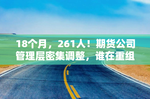 18个月，261人！期货公司管理层密集调整，谁在重组期货业的基因？