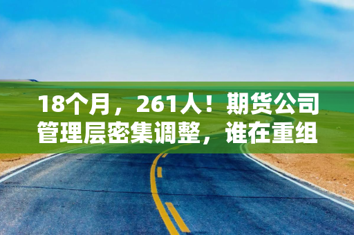 18个月，261人！期货公司管理层密集调整，谁在重组期货业的基因？