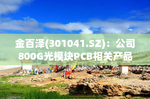 金百泽(301041.SZ)：公司800G光模块PCB相关产品已有样板及小批量交付
