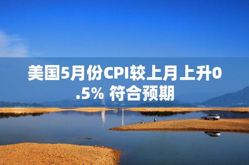 美国5月份CPI较上月上升0.5% 符合预期