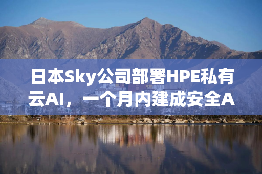 日本Sky公司部署HPE私有云AI，一个月内建成安全AI开发环境