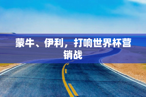 蒙牛、伊利，打响世界杯营销战