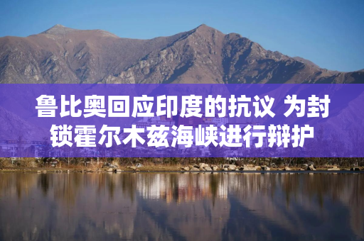 鲁比奥回应印度的抗议 为封锁霍尔木兹海峡进行辩护