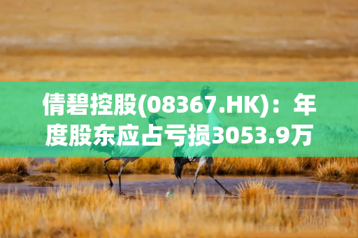 倩碧控股(08367.HK)：年度股东应占亏损3053.9万港元