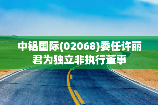 中铝国际(02068)委任许丽君为独立非执行董事