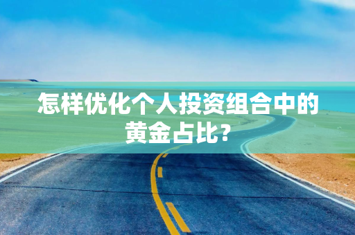 怎样优化个人投资组合中的黄金占比？