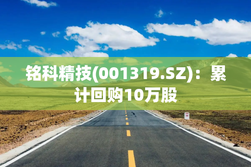铭科精技(001319.SZ)：累计回购10万股
