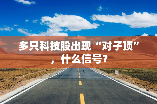 多只科技股出现“对子顶”，什么信号？