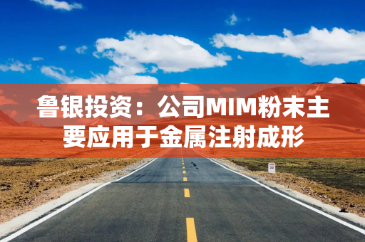 鲁银投资：公司MIM粉末主要应用于金属注射成形