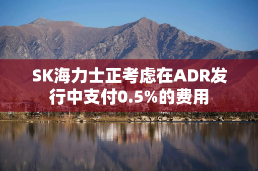 SK海力士正考虑在ADR发行中支付0.5%的费用
