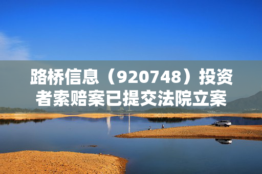 路桥信息（920748）投资者索赔案已提交法院立案