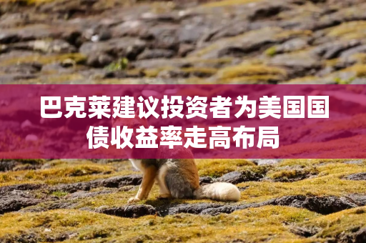 巴克莱建议投资者为美国国债收益率走高布局