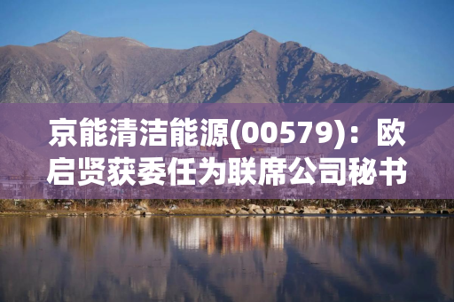 京能清洁能源(00579)：欧启贤获委任为联席公司秘书及法律程序代理人