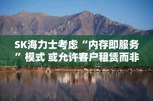 SK海力士考虑“内存即服务”模式 或允许客户租赁而非购买芯片