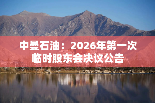 中曼石油：2026年第一次临时股东会决议公告