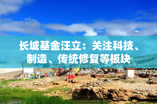 长城基金汪立：关注科技、制造、传统修复等板块