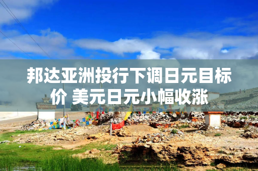 邦达亚洲投行下调日元目标价 美元日元小幅收涨