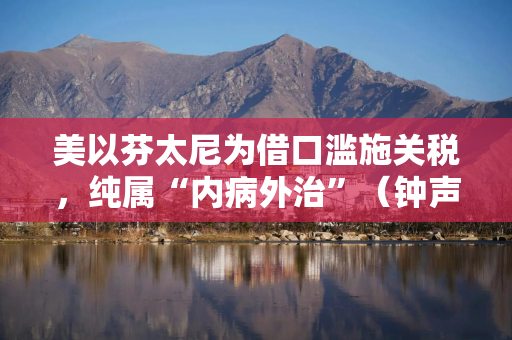 美以芬太尼为借口滥施关税，纯属“内病外治”（钟声）