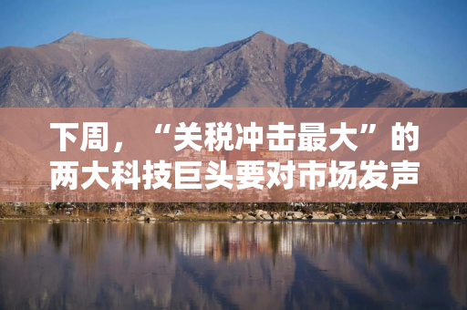 下周，“关税冲击最大”的两大科技巨头要对市场发声了