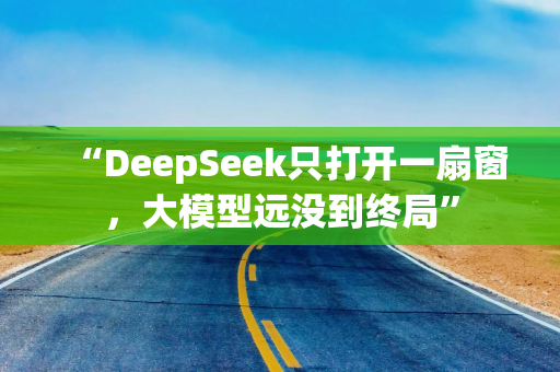 “DeepSeek只打开一扇窗，大模型远没到终局”