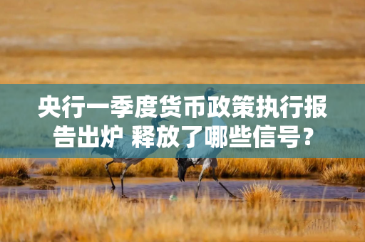 央行一季度货币政策执行报告出炉 释放了哪些信号？