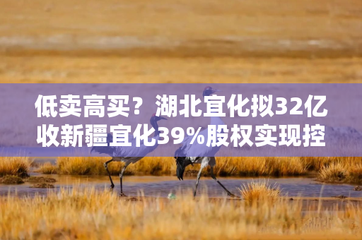低卖高买？湖北宜化拟32亿收新疆宜化39%股权实现控股！7年前10亿出售80%股权
