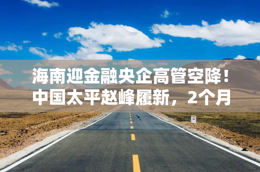 海南迎金融央企高管空降！中国太平赵峰履新，2个月前新任太平人寿党委书记