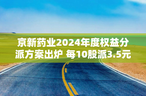 京新药业2024年度权益分派方案出炉 每10股派3.5元现金红利