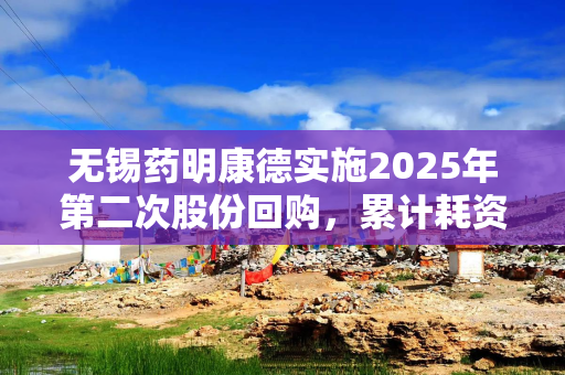 无锡药明康德实施2025年第二次股份回购，累计耗资近3000万元