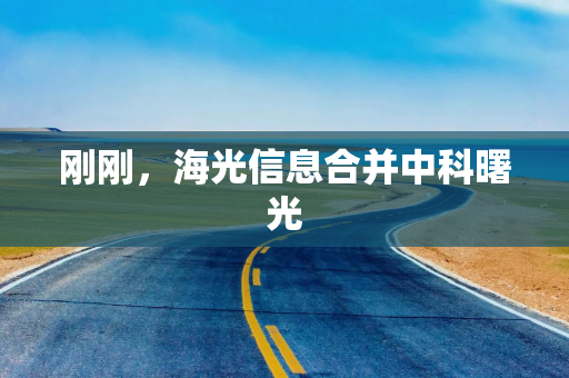刚刚，海光信息合并中科曙光