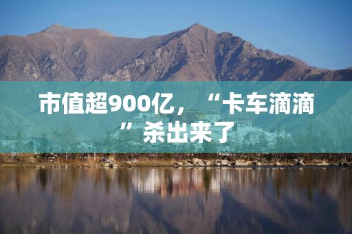 市值超900亿，“卡车滴滴”杀出来了