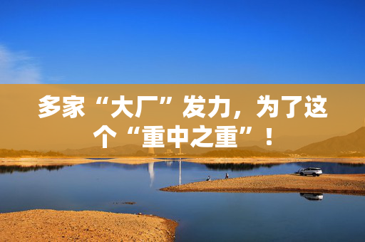 多家“大厂”发力，为了这个“重中之重”！