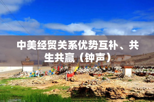 中美经贸关系优势互补、共生共赢（钟声）