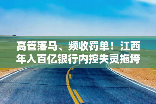 高管落马、频收罚单！江西年入百亿银行内控失灵拖垮业绩？