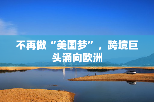 不再做“美国梦”，跨境巨头涌向欧洲