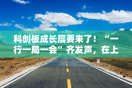 科创板成长层要来了！“一行一局一会”齐发声，在上海实施8项金融开放举措