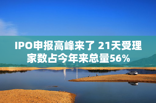 IPO申报高峰来了 21天受理家数占今年来总量56%
