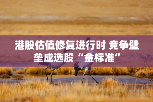 港股估值修复进行时 竞争壁垒成选股“金标准”