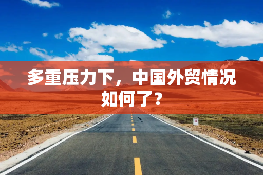 多重压力下，中国外贸情况如何了？