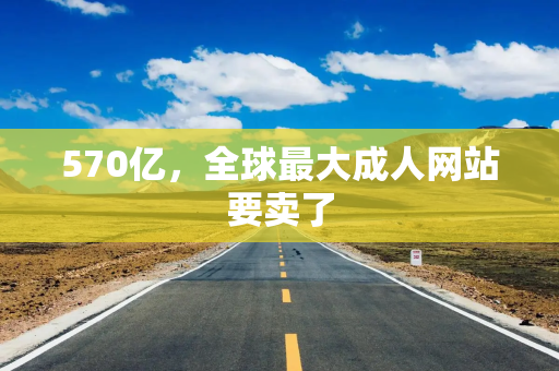 570亿，全球最大成人网站要卖了
