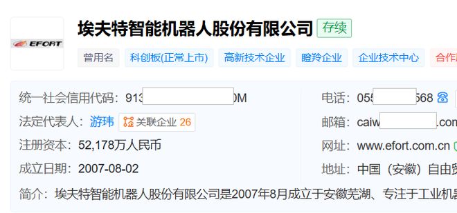 预计全年亏损！埃夫特业绩“失速”，公司证代称发展机器人业务“没有退路”