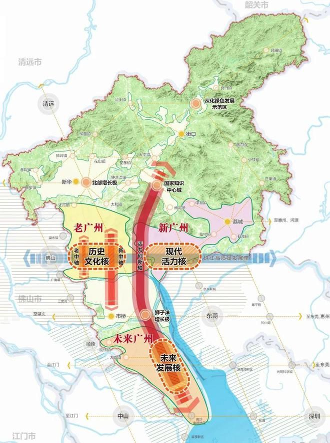 广州中轴线有哪些地标建筑__广州市的中轴线