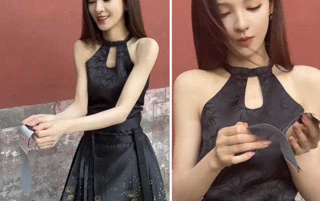 _欧阳娜娜秒懂百科_欧阳娜娜皮裤有阴沟片