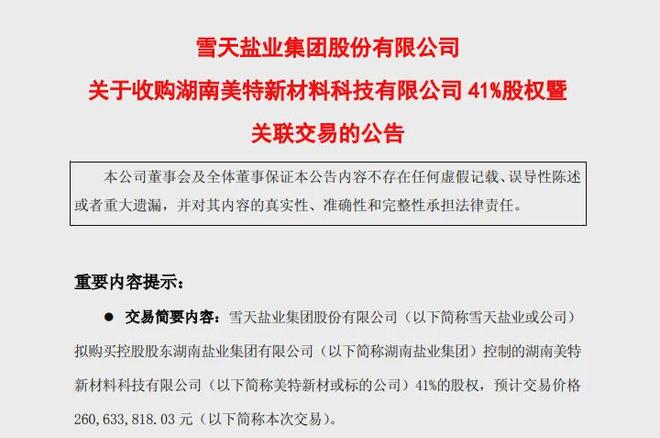 湖南百亿盐业巨头，2.6亿跨界新能源！