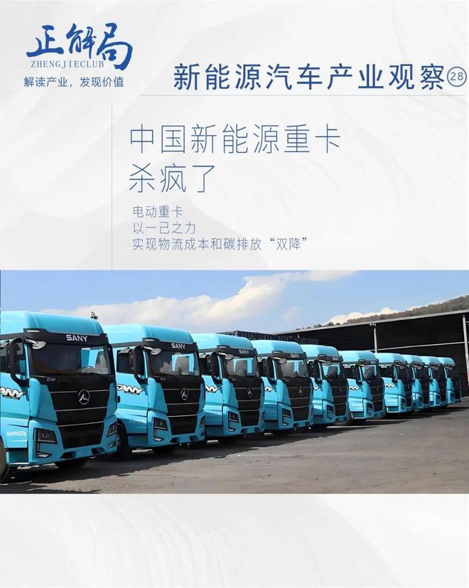 中国新能源重卡，杀疯了__中国新能源重卡，杀疯了